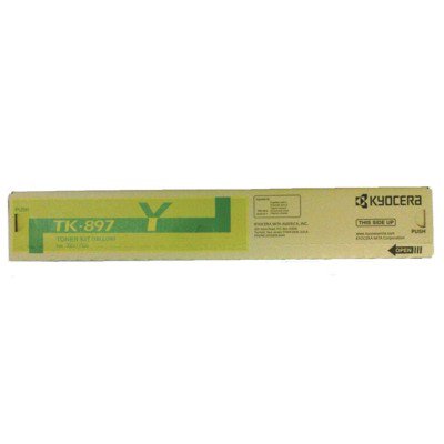 Kyocera TK-897Y Yellow Toner Cartridge 1T02K0AUS0