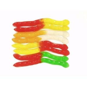 World's Best Large Assorted Fruit Gummi Worms, 5lbs of Candy 628137
