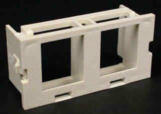 Legrand Wiremold CM2-U2KEYA 2A Dual Keystone Module Ivory