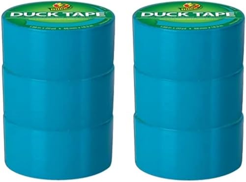 Duck Electric Blue Duct Tape 1.88in x 20yd, 2 Pack