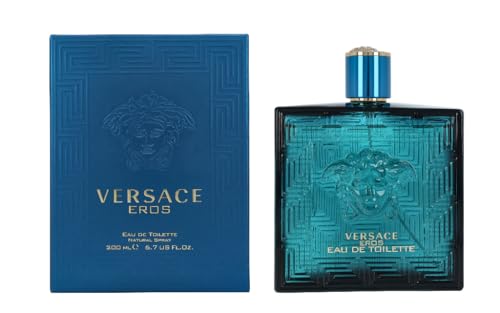 Eros by Versace Eau De Toilette Spray 6.7 oz for Men - 100% Authentic