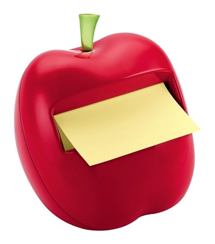 3M Post-it Pop-up Note Dispenser, Red Apple, 3" x 3"