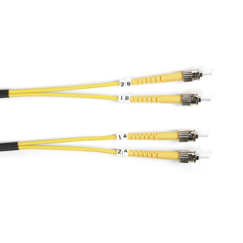 Black Box Value Line Single-Mode Patch Cable - ST-ST, 3-m (9.8-ft.)