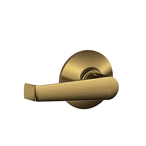 SCHLAGE Lever, Elan, Passage, Antique Brass (F10 ELA 609)