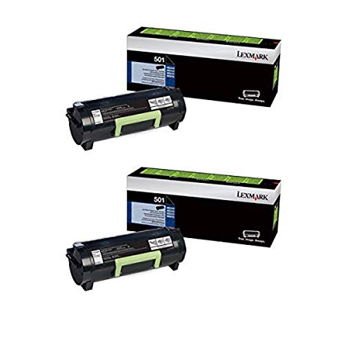 Lexmark 50F1000 Black Toner Cartridge 2-Pack