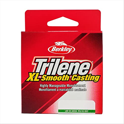 Berkley Trilene® XL®, Low-Vis Green, 6lb | 2.7kg, 110yd | 100m Monofilament Fishing Line, Suitable for Freshwater Environments
