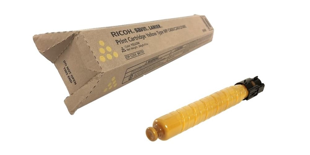 Ricoh Yellow Toner Cartridge, 10000 Yield, Type 400E (841727)