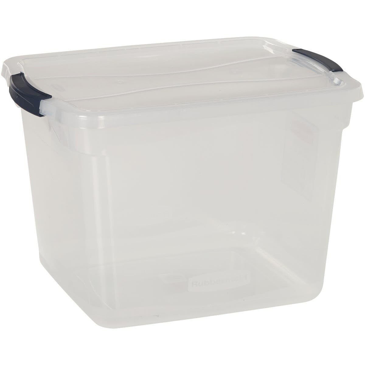 RUBBERMAID STORAGE TOTE CLEAR