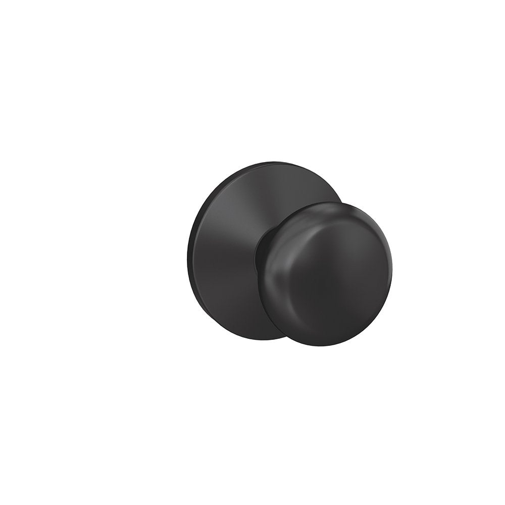 Schlage Plymouth Knob FC21 PLY 622 KIN Matte Black