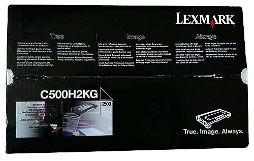 Lexmark C500, X500, X502 High Yield Black Toner Cartridge 5,000 Yield, Part Number C500H2KG