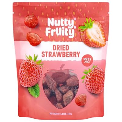 Nutty Dried Strawberries 10/4 oz Packs