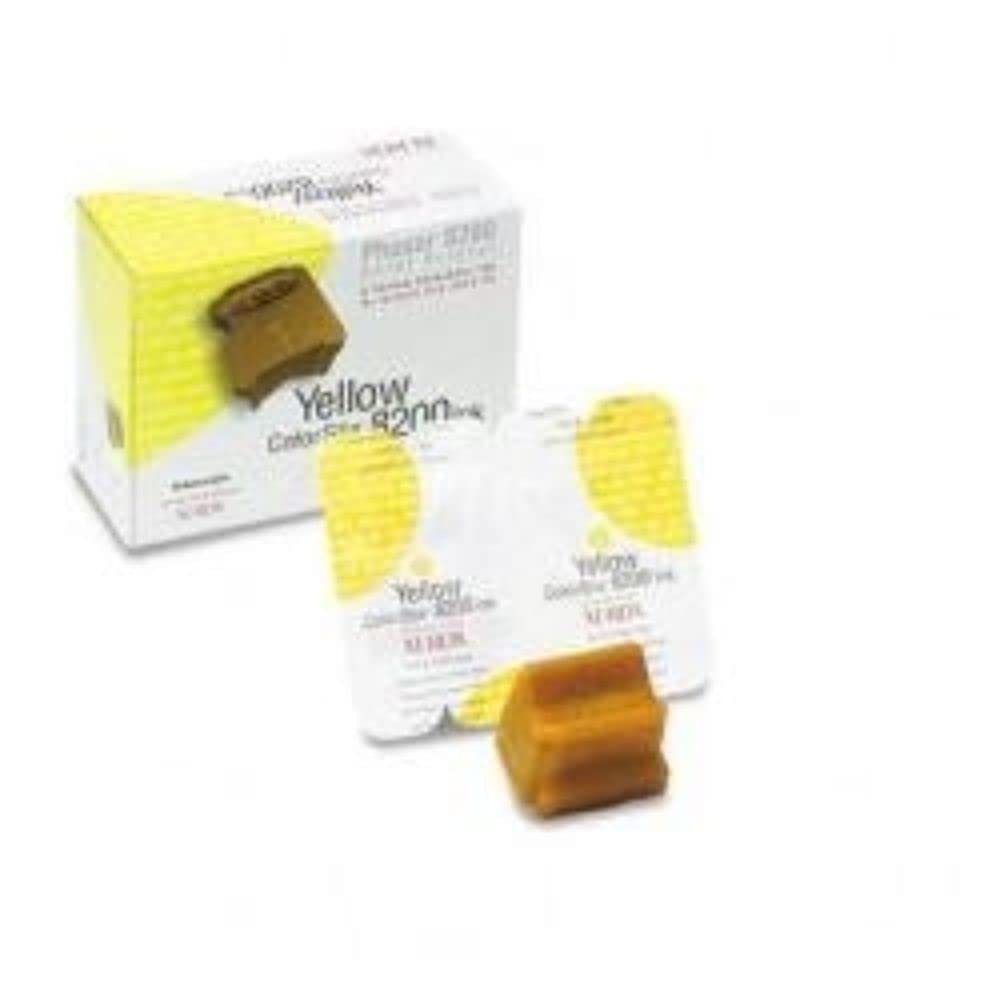 Xerox Tektronix 2-Pack Yellow Genuine Colorstix Ink for Phaser 8200