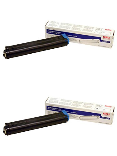 OKI 43502301 Black Toner Cartridge 2-Pack