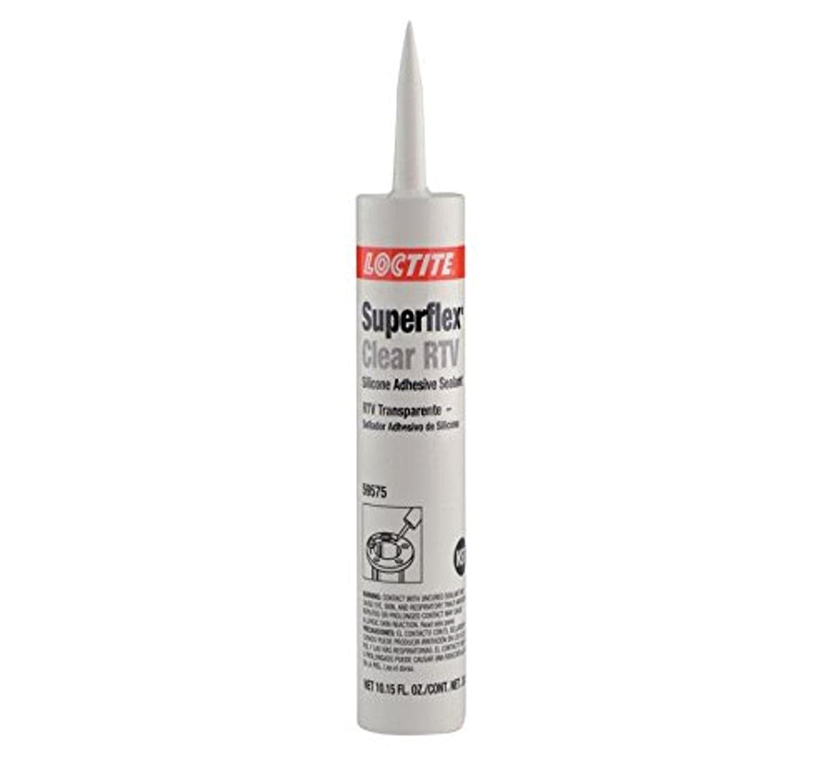 Loctite Superflex Clear RTV Silicone Sealant 300mL