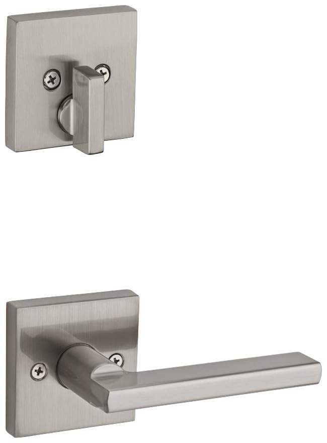 Kwikset Halifax 971HFLSQT-15V1 Lever Trim Satin Nickel