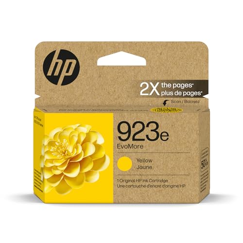 HP 923E EvoMore Yellow High Yield Ink Cartridge