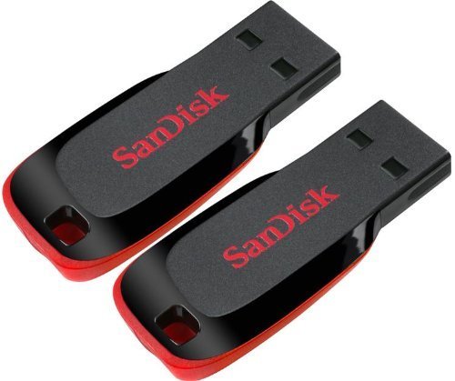 SanDisk Cruzer Blade 16GB (2x8GB) SDCZ50 USB Flash Drive
