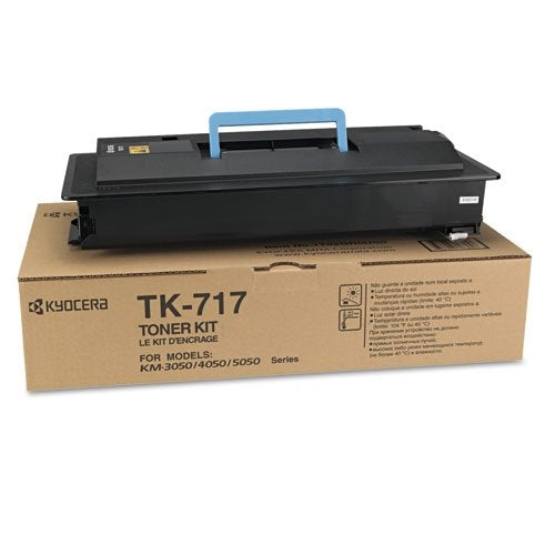 Kyocera TK-717 Black Toner Kit, 34,000 Page Yield