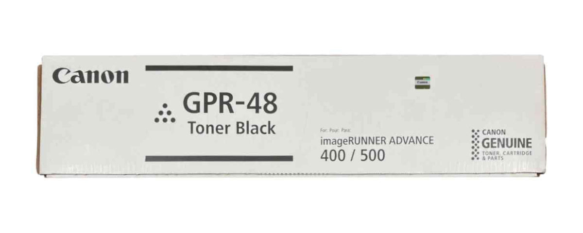 Canon GPR-48 2788B003AA imageRUNNER Advance 400 500 Toner Cartridge (Black) in Retail Packaging