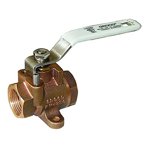 GROCO 3/4" NPT Bronze Inline Fuel Valve FV750