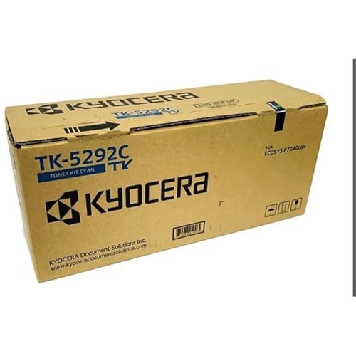 KYOCERA Brand Name Genuine OEM TK5292C Cyan Toner Cartridge 13K YLD TK5292C