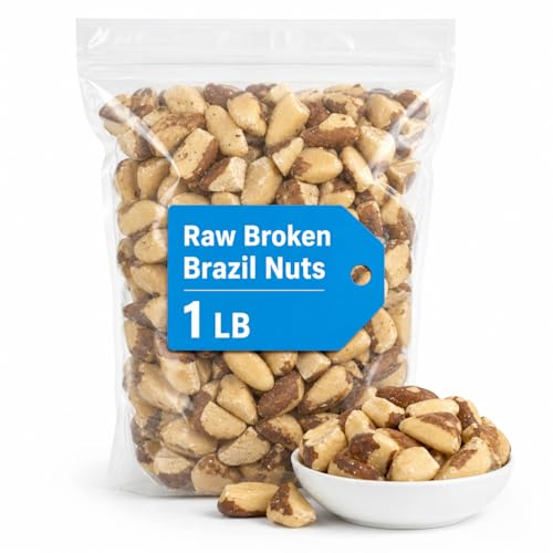 Wricley Raw Broken Brazil Nuts 1 lb