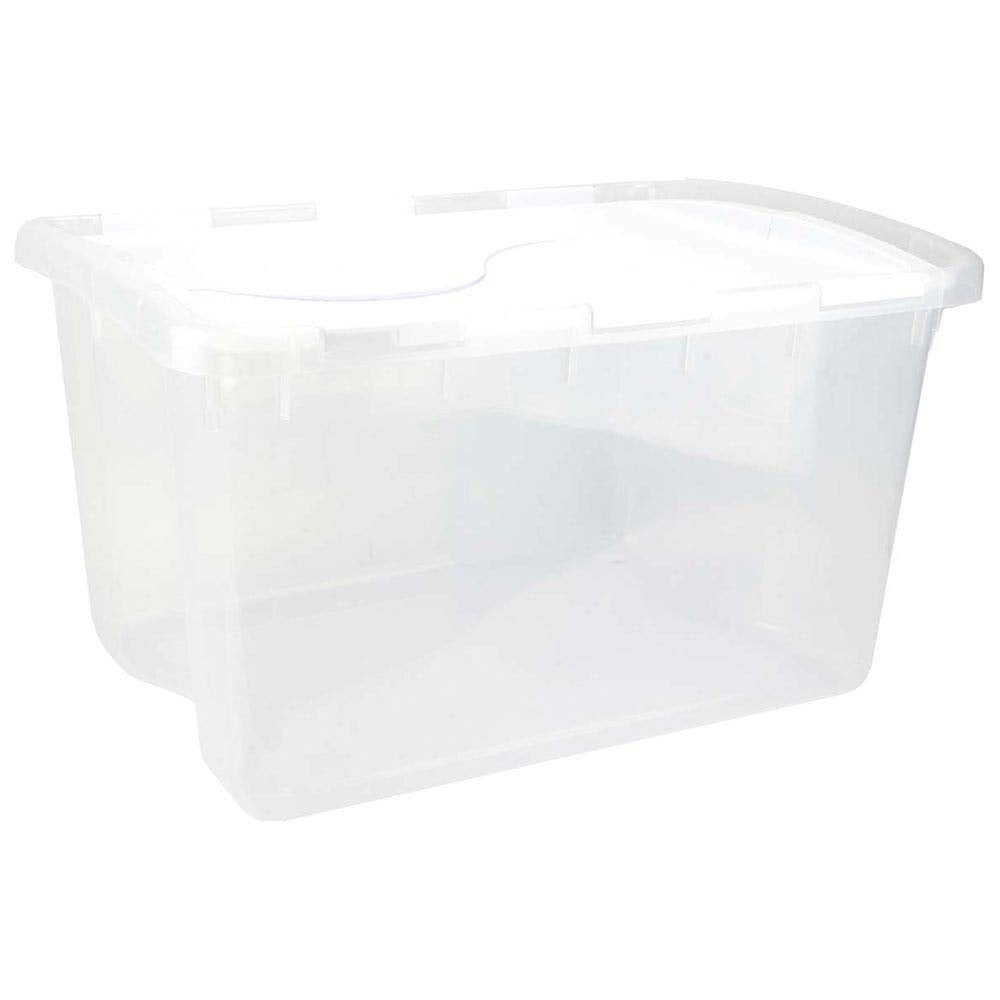 STERILITE 48qt H.Lid St.Box-Wh