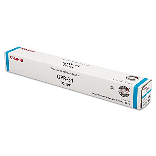 Canon GPR-31C 2794B003AA ImageRunner Advance C5030 C5035 C5235 C5240 Toner Cartridge (Cyan) in Retail Packaging