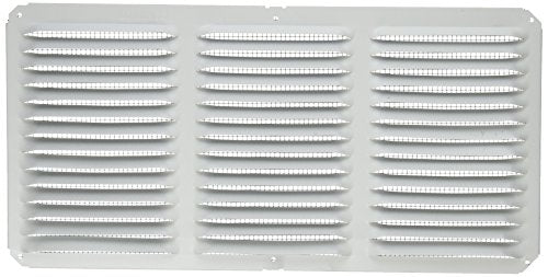 LOMANCO CORNICE VENT 8X16IN WH