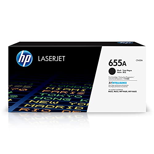 HP 655A Black Toner Cartridge CF450A