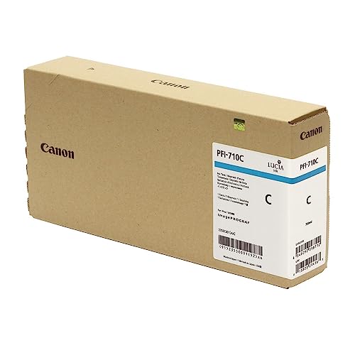 Canon PFI-710 C PFI-710C, Original, Cyan, 2355C001 (PFI-710C, Original, Cyan, imagePROGRAF TX-2000, imagePROGRAF TX-3000, imagePROGRAF TX-4000, 700 ml)