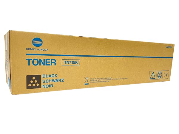 TTCopier OEM Konica Minolta TN715K ACP8130 Black Toner Cartridge Bizhub C750i