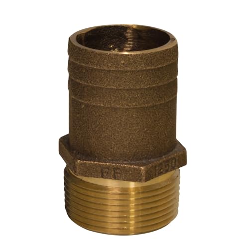 GROCO FF-2000 2" NPT x 2-1/4" Bronze Fitting