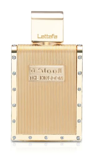 Lattafa The Kingdom Eau De Parfum Spray for Men, 3.4 Ounce
