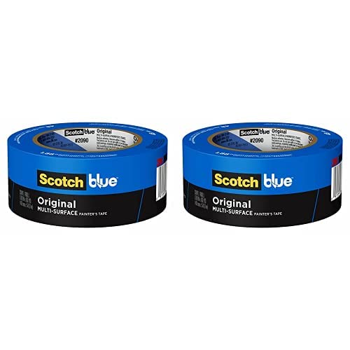 ScotchBlue Original Multi-Surface Painter’s Tape, 1.88 inches x 60 yards, 2090 (Pack of 2)