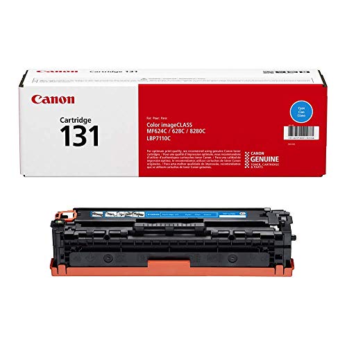 Canon CRG-131 (6271B001) Toner Cartridge, Cyan - in Retail Packaging