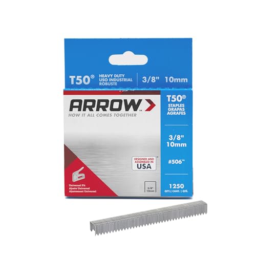ARROW STAPLE 3/8" T-50 1250PK