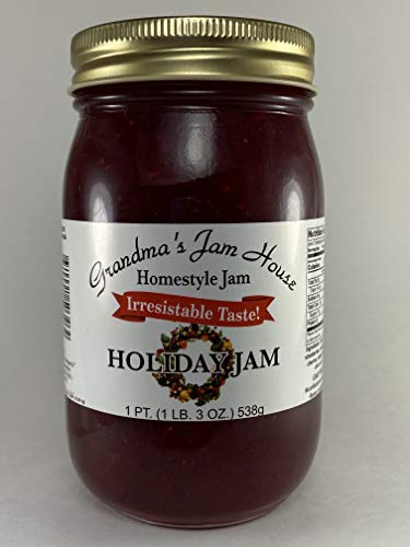 Grandma’s Jam House, Homestyle Holiday Jam , 1 pint (1 jar)