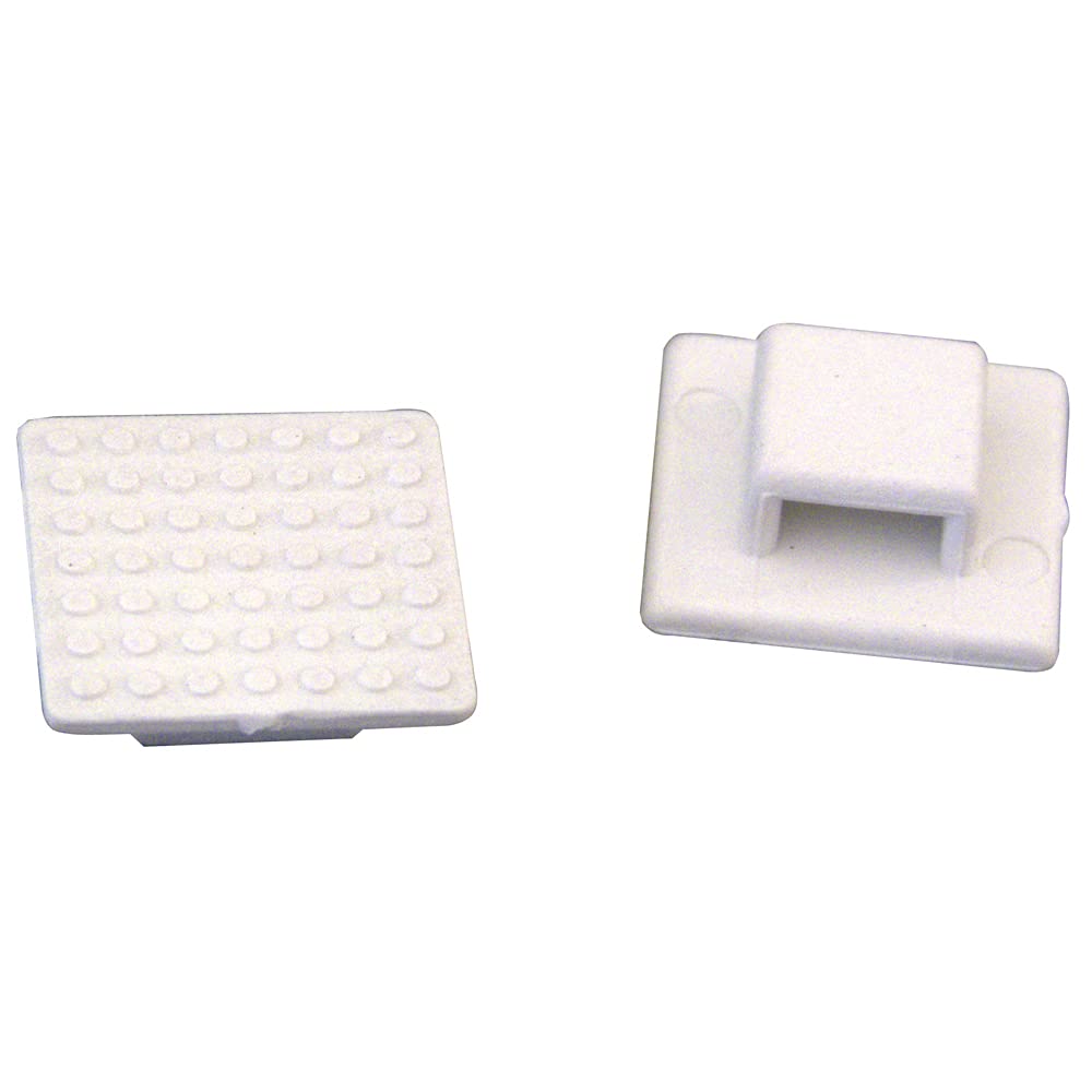 Weld Mount AT-3 Small White Nylon Wire Tie Mount 30-Pack