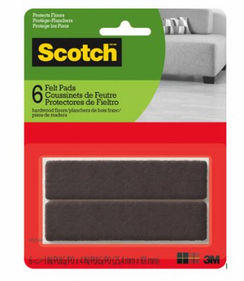 3M COMPANY SP829-Naround Felt Pads3M Company SP829-NA Provides Protection from Scratches
