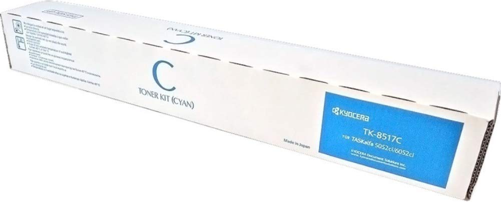 KYOCERA TK-8519C Standard Yield Toner Cartridge (Cyan) in Retail Packaging (KYOTK8519C)