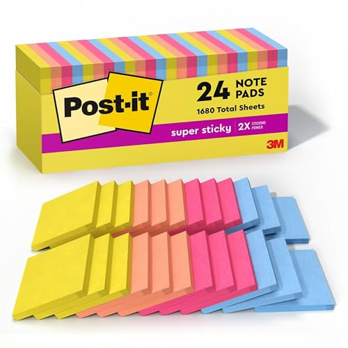 3M Post-it Super Sticky Notes