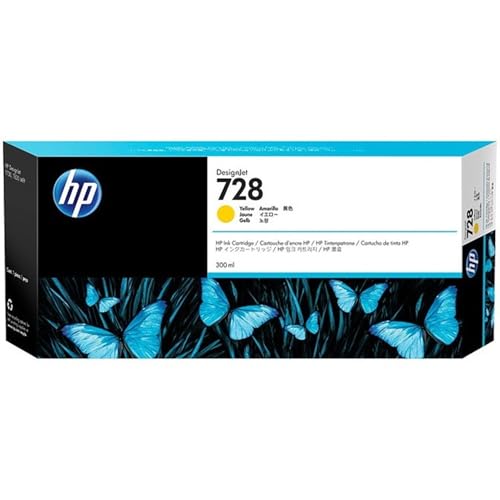 HP 738 300-ml Yellow DesignJet Ink Cartridge