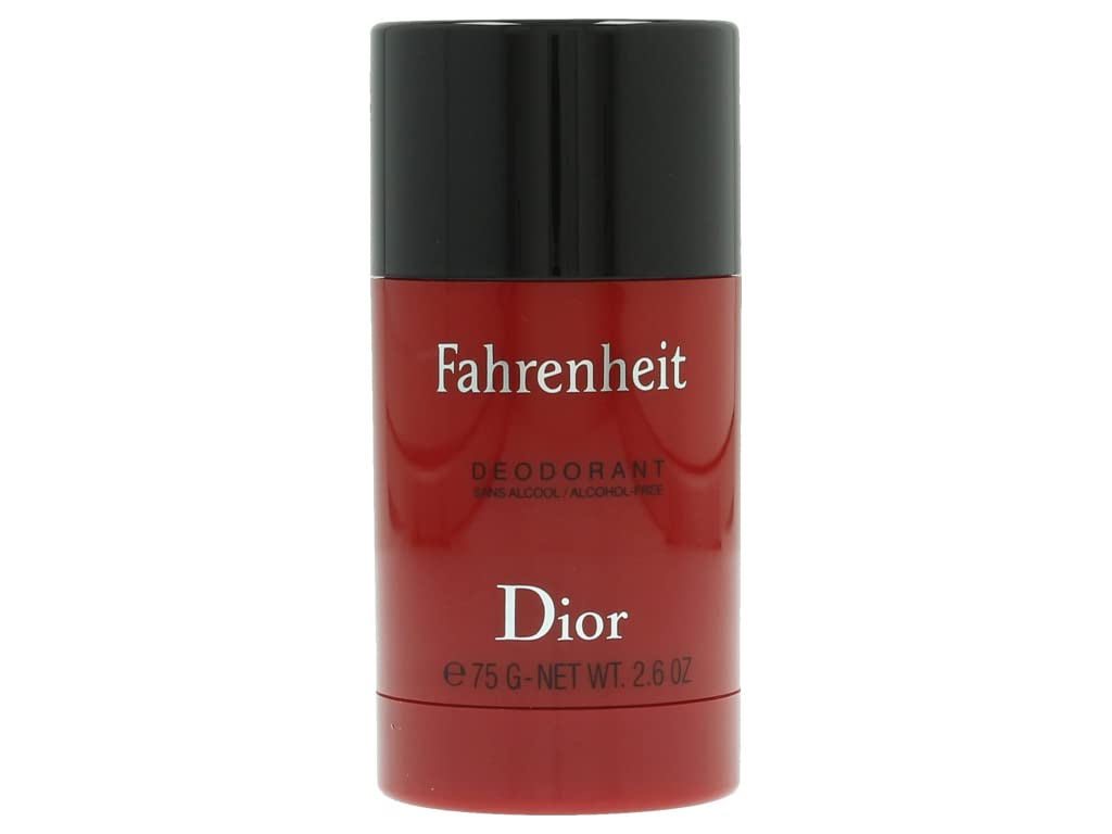 Fahrenheit By Christian Dior For Men. Deodorant Stick Alcohol-Free 75 Ml - Net Wt. 2.7 Oz.