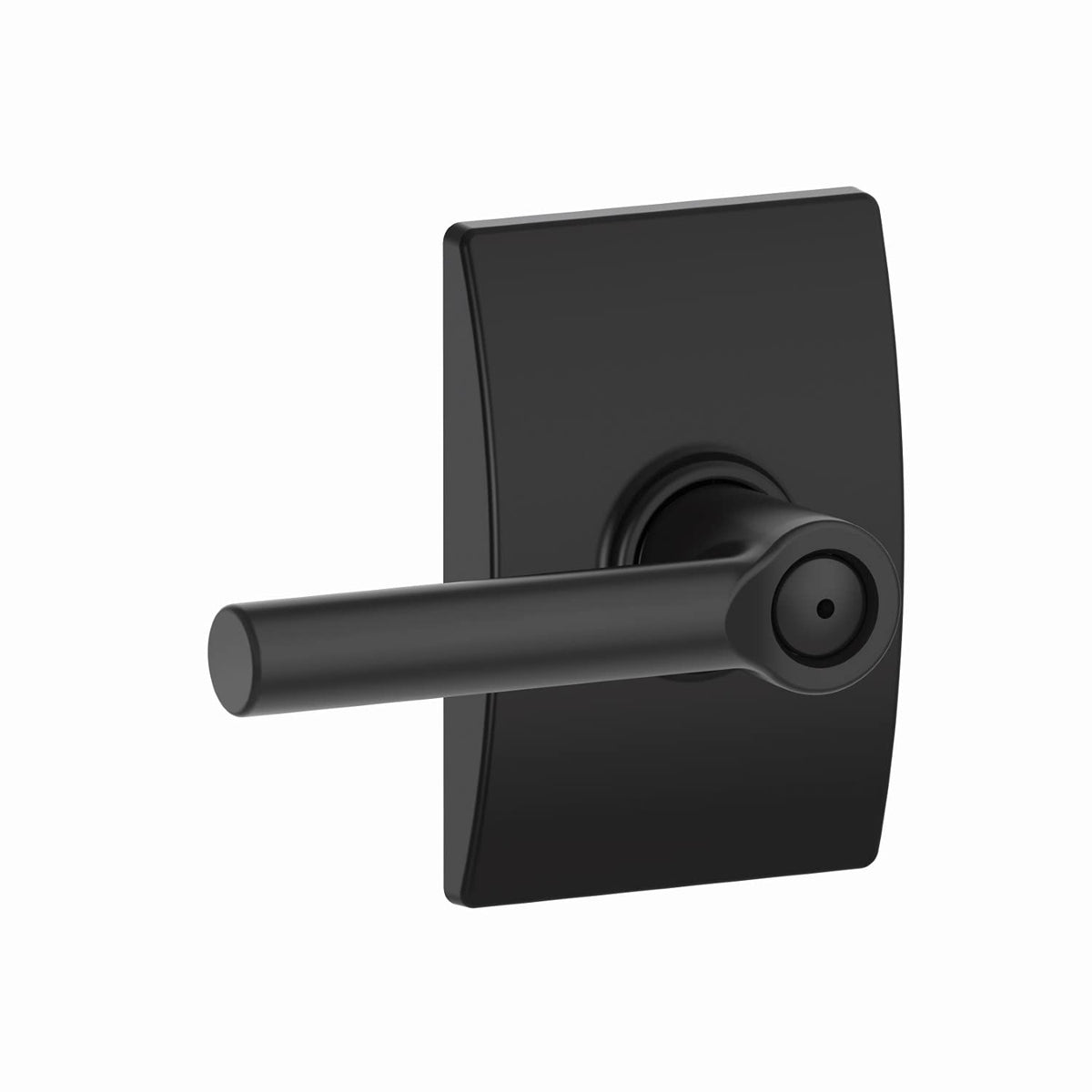 Schlage F40 BRW 622 CEN Privacy Lock Matte Black