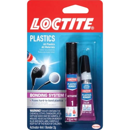 Loctite Super Glue Plastics Bonding System 0.21 fl oz Kit