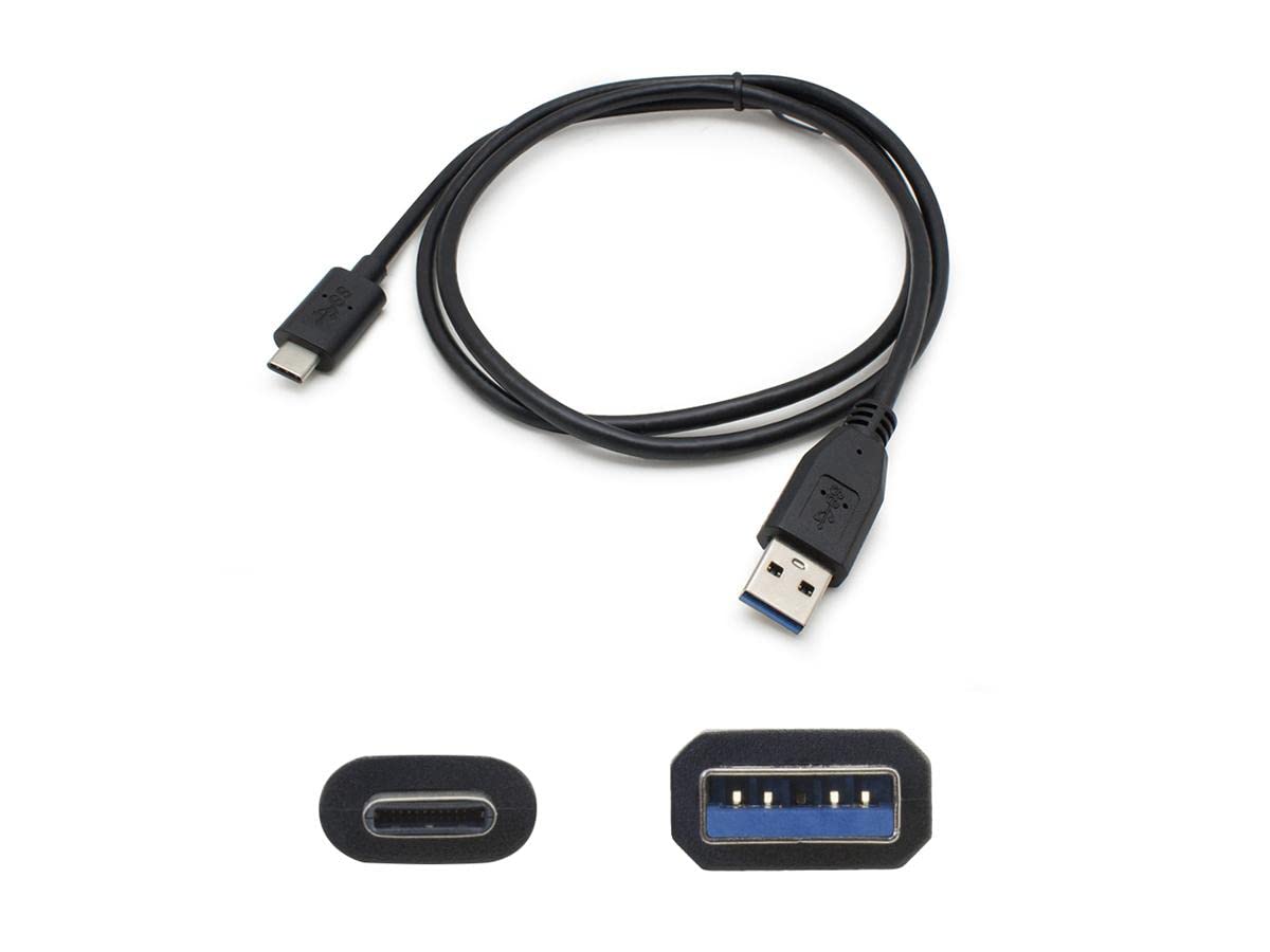 AddOn 1M USB 3.1 (C) Male to USB 3.0 (A) Male Black Adapter Cable (USBC2USB3A1MB)