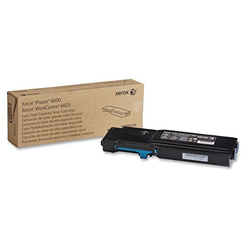 Xerox 106R02225 High Capacity Toner Cartridge, Cyan - in Retail Packaging