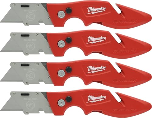 Milwaukee Fastback Utility Knife Set 48-22-1901 (4 Pack)