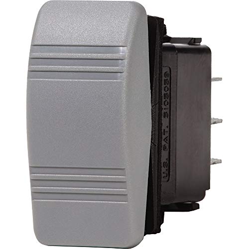 Blue Sea Systems Contura Off-(ON) DPST Switch, Grey